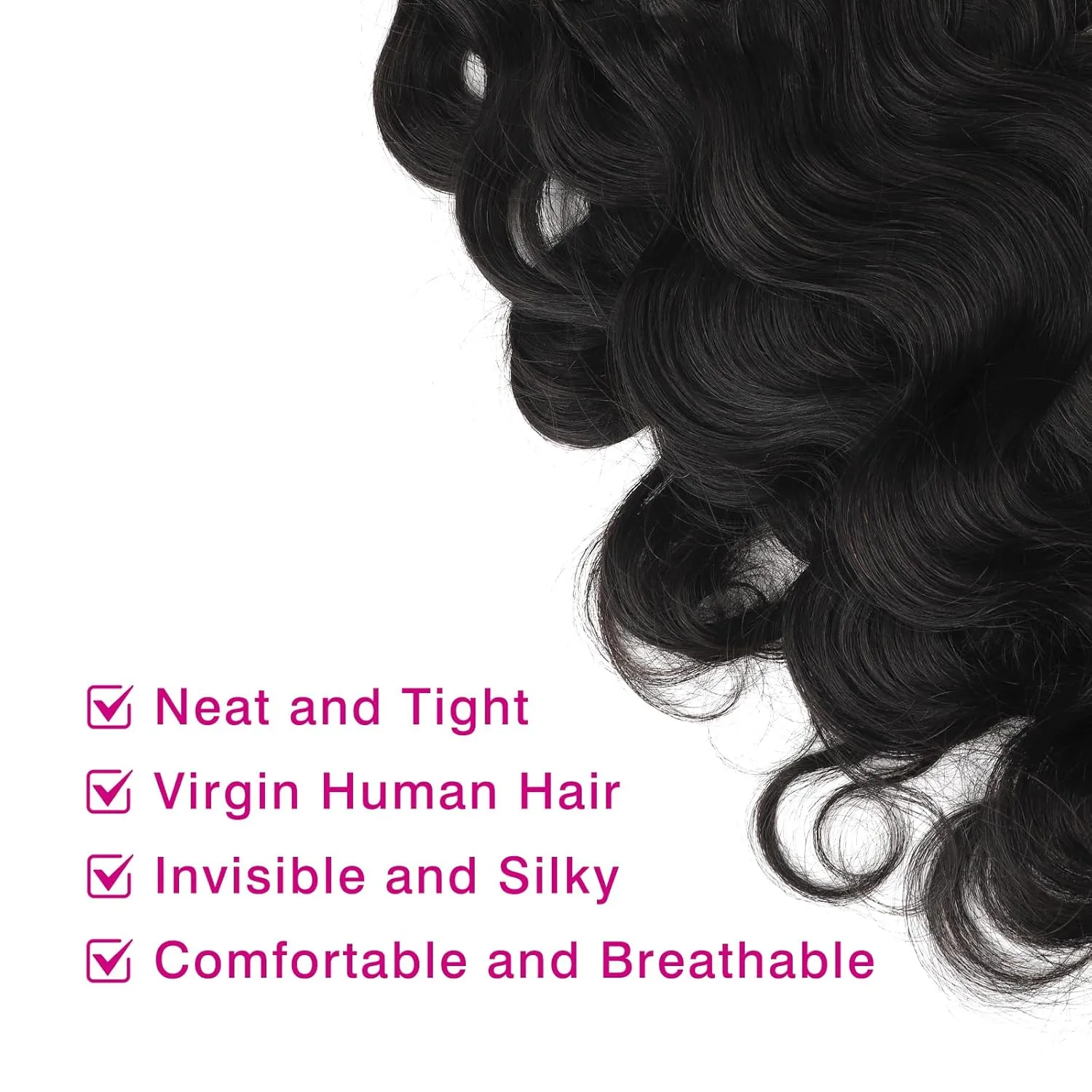 ABH AMAZINGBEAUTY HAIR Body Wave Clip ins Human Hair Wavy Clip in Hair Extensions Full Head Body Wave Clip ins for Black Women Natural Black Real Remy Human Hair Thick Ends 120G 22 Inch