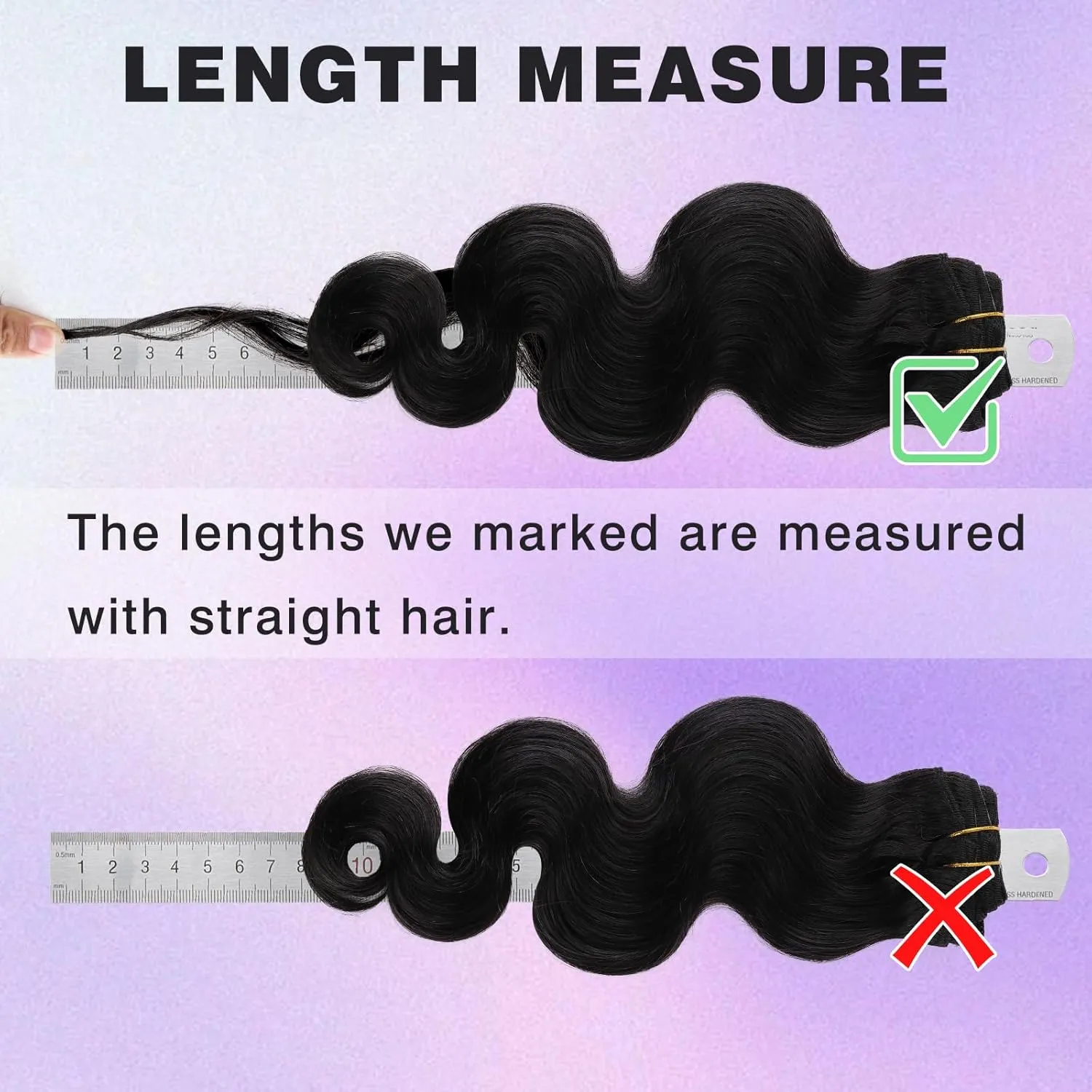 ABH AMAZINGBEAUTY HAIR Body Wave Clip ins Human Hair Wavy Clip in Hair Extensions Full Head Body Wave Clip ins for Black Women Natural Black Real Remy Human Hair Thick Ends 120G 22 Inch