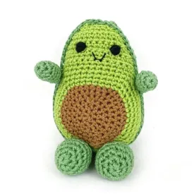 Auggie Avocado Handmade Knit Knack Toys