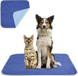 Becks USA Made Reusable Pet Pee Pads for Dog & Cat Pee Problems, Advanced Leak Free Design, Color Change Wetness Indicator, 1 Pad = 500 Disposable, 35X51-2 Pack