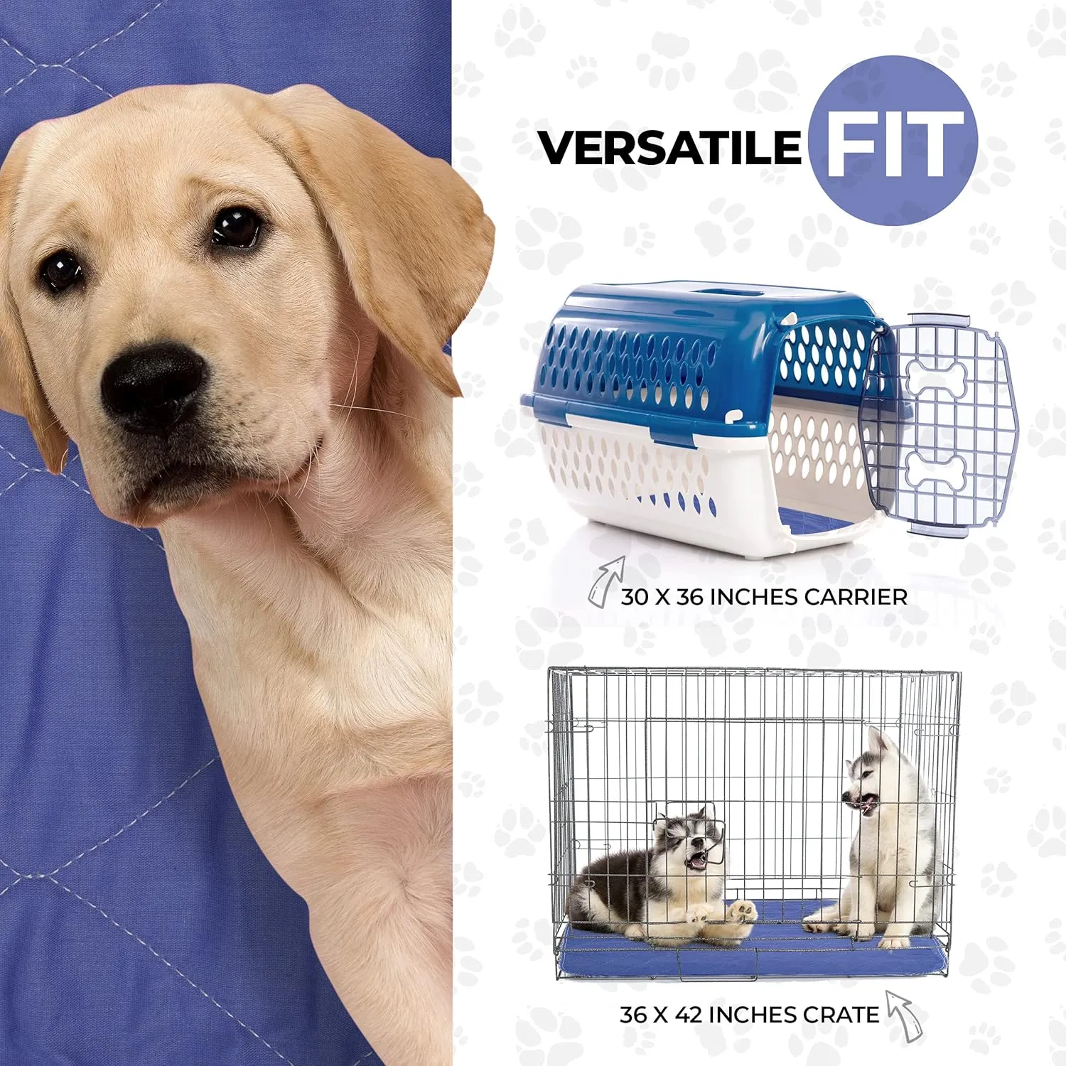 Becks USA Made Reusable Pet Pee Pads for Dog & Cat Pee Problems|Advanced Leak Free Design   Color Change Wetness Indicator| 1 Pad= 500 Disposable |Crate Training Waterproof Puppy Pad or Cat Pee Pad