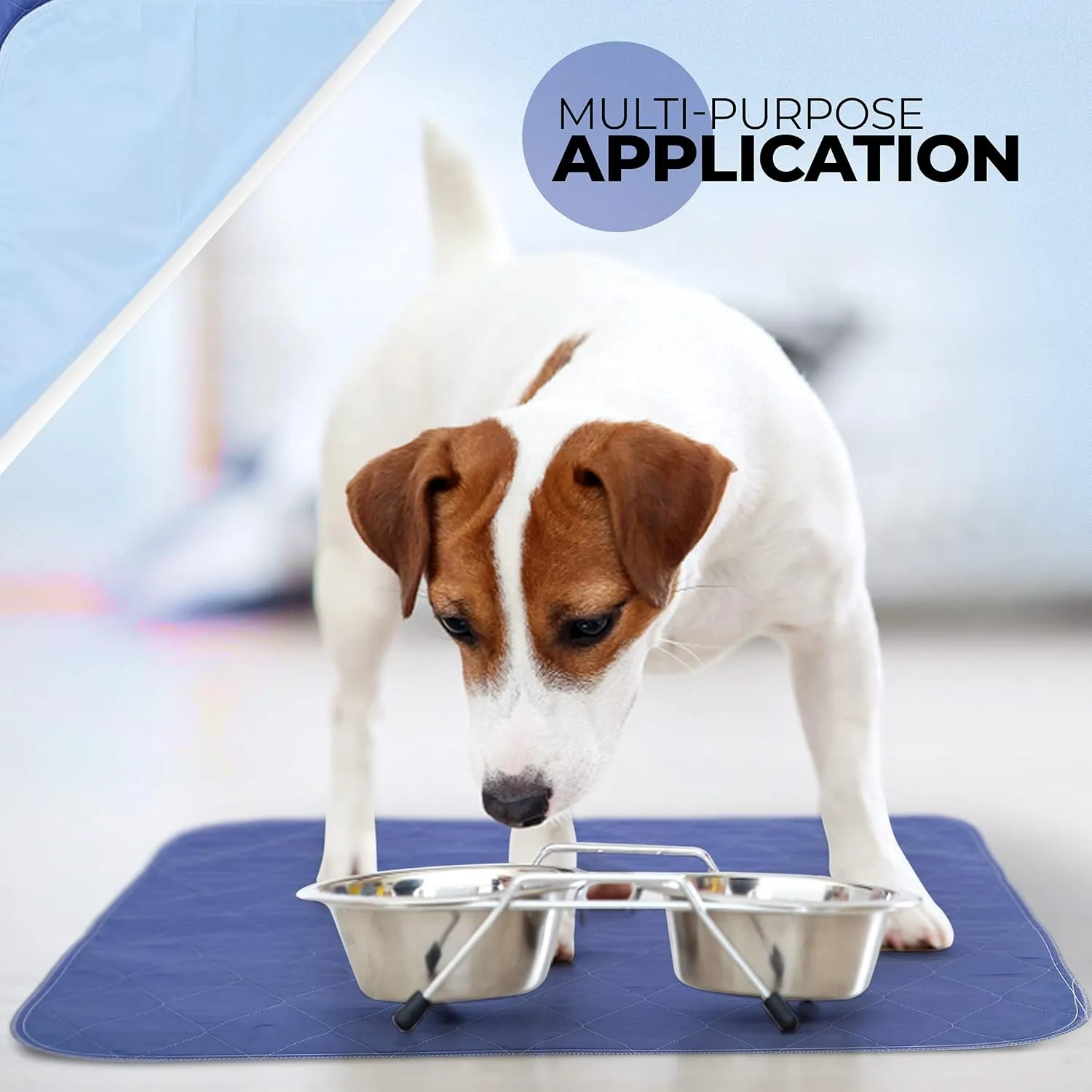 Becks USA Made Reusable Pet Pee Pads for Dog & Cat Pee Problems|Advanced Leak Free Design   Color Change Wetness Indicator| 1 Pad= 500 Disposable |Crate Training Waterproof Puppy Pad or Cat Pee Pad