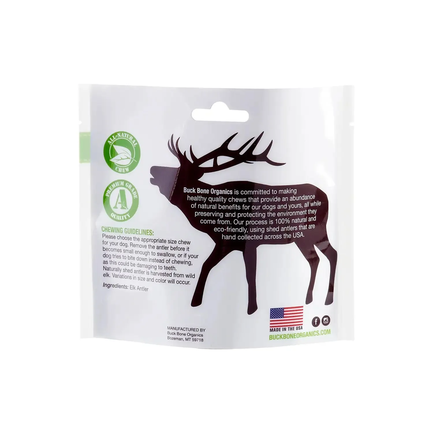 Buck Bone Organics Elk Antler Cookies