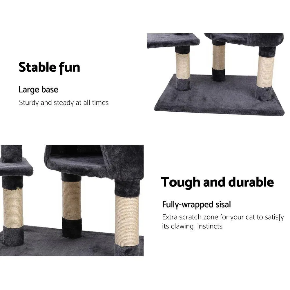 Cat Tree 120cm Trees Scratching Post Scratcher Multi Level