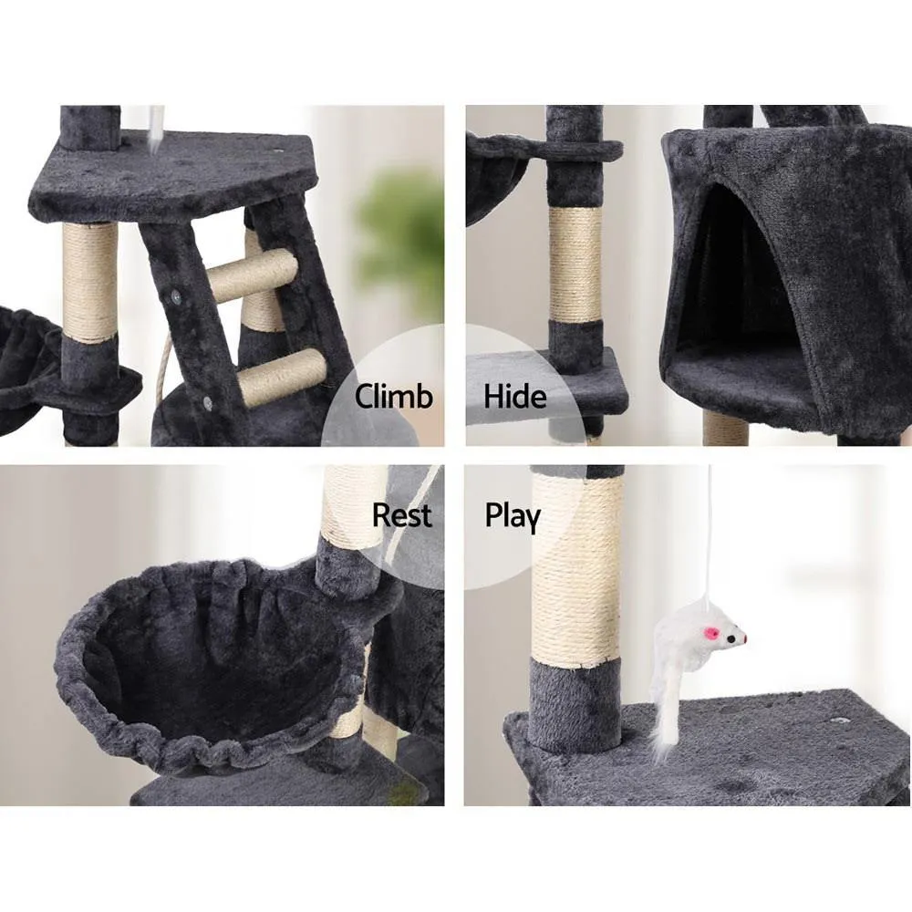 Cat Tree 120cm Trees Scratching Post Scratcher Multi Level