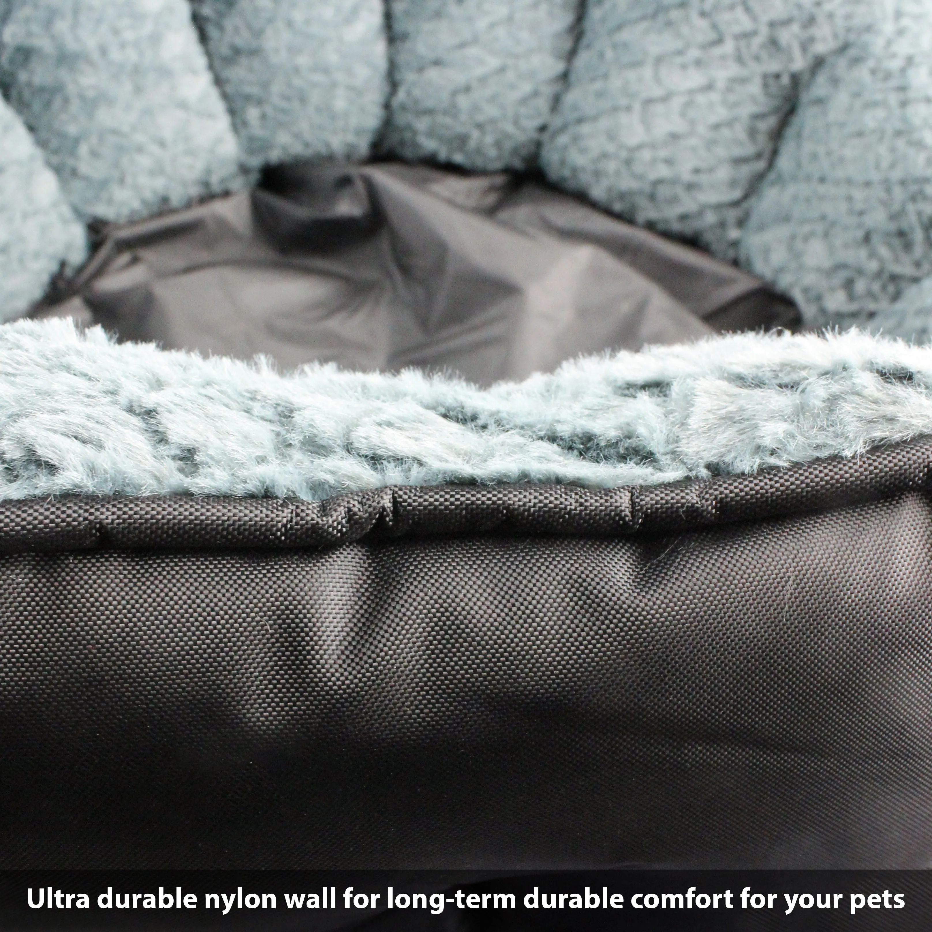 Dog Bed Cat Pet Beds Reversible Bedding Luxury Puppy Soft Waterproof Large Red