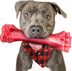 Dog Toys for Aggressive Chewers, Indestructible Dog Bones for Aggressive Chewers, Tough Chew Toy for Heavy Duty Dogs, Big Teething Toys with Durable Nylon for Large/Medium Breed Puppies