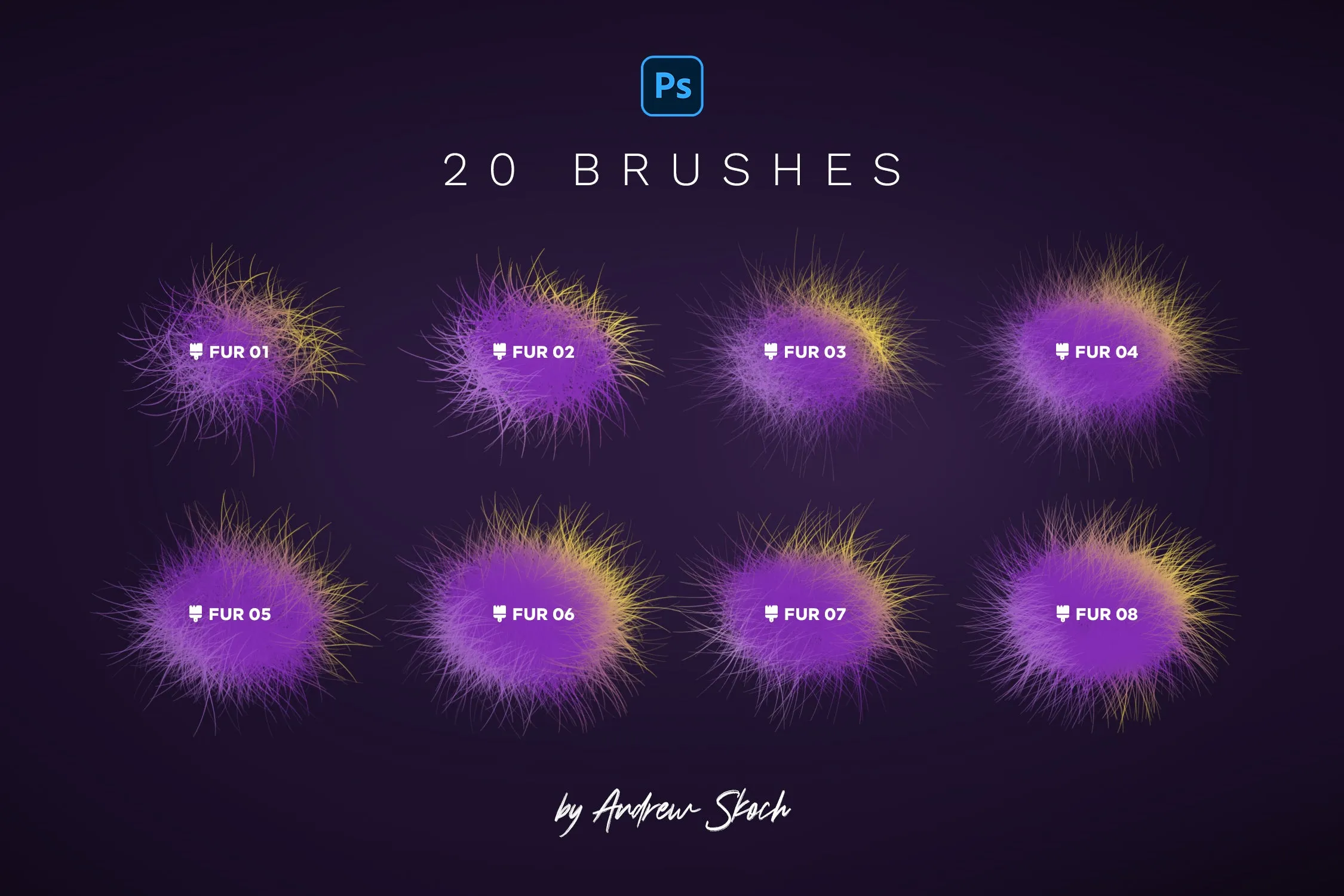 Fur Photoshop Brushes