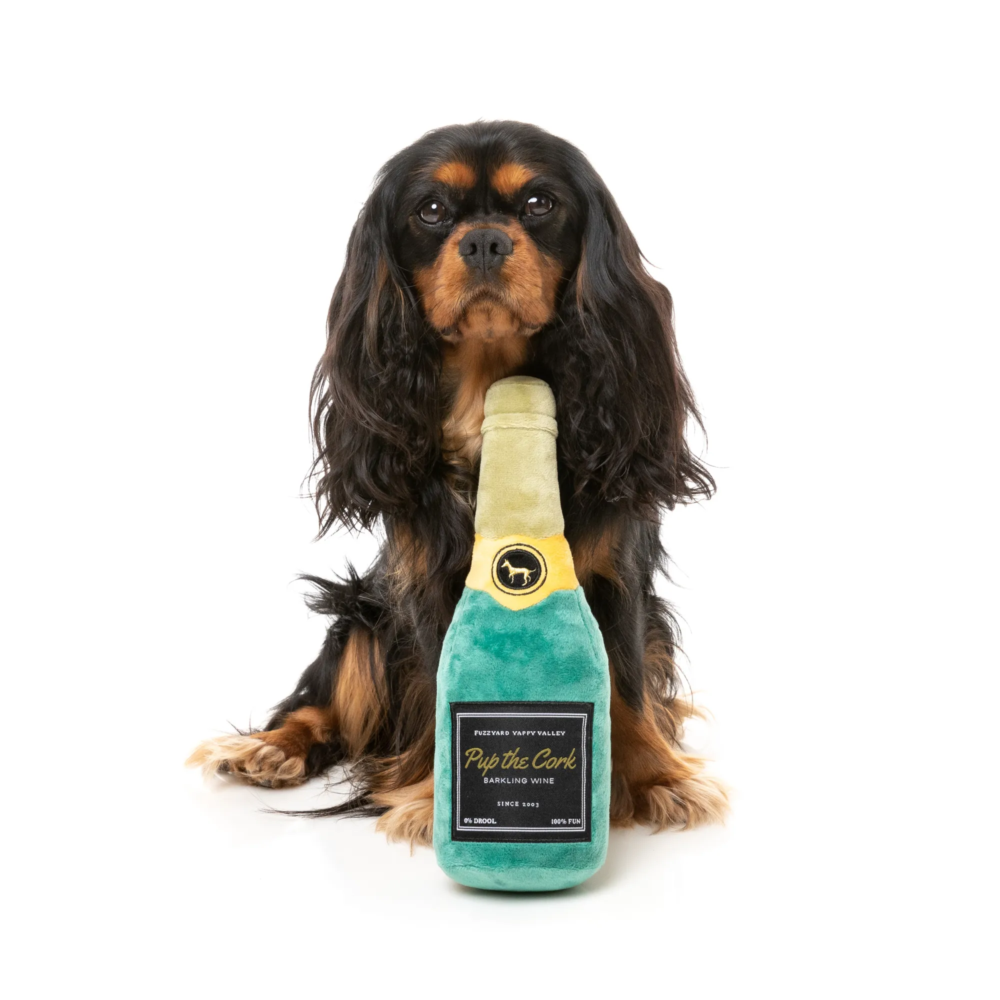 FuzzYard Pup The Cork Sparking Wine Dog Toy