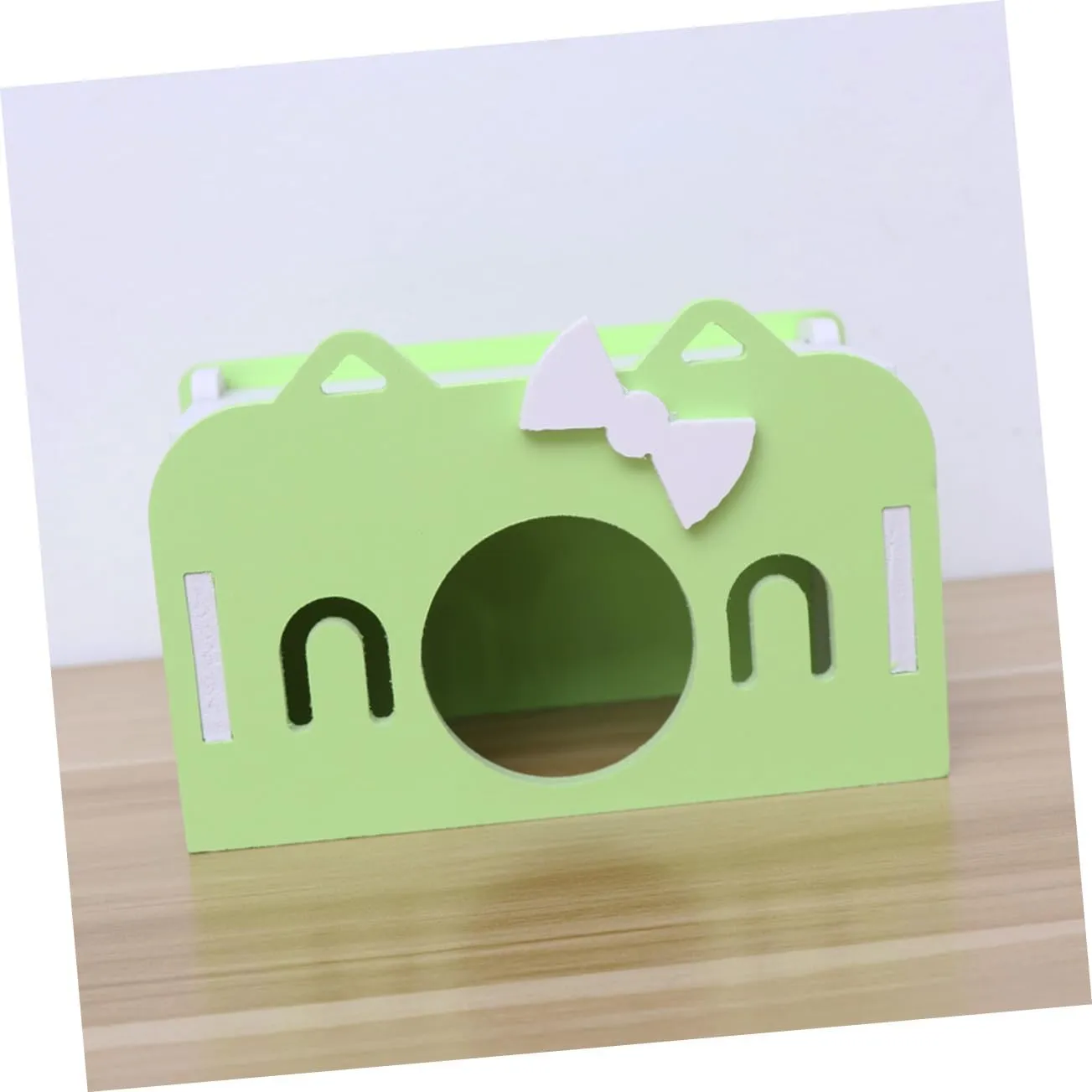 GANAZONO Luxurious Wooden Cat Bedroom Hamster Multi-Chamber Hideout Rat Houses Pet Accessories Comfortable for Small Animals Birds Parrots