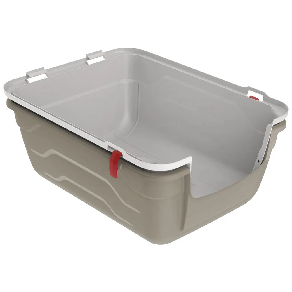 Georplast Roto-Toilet Cat Litter Box Grey