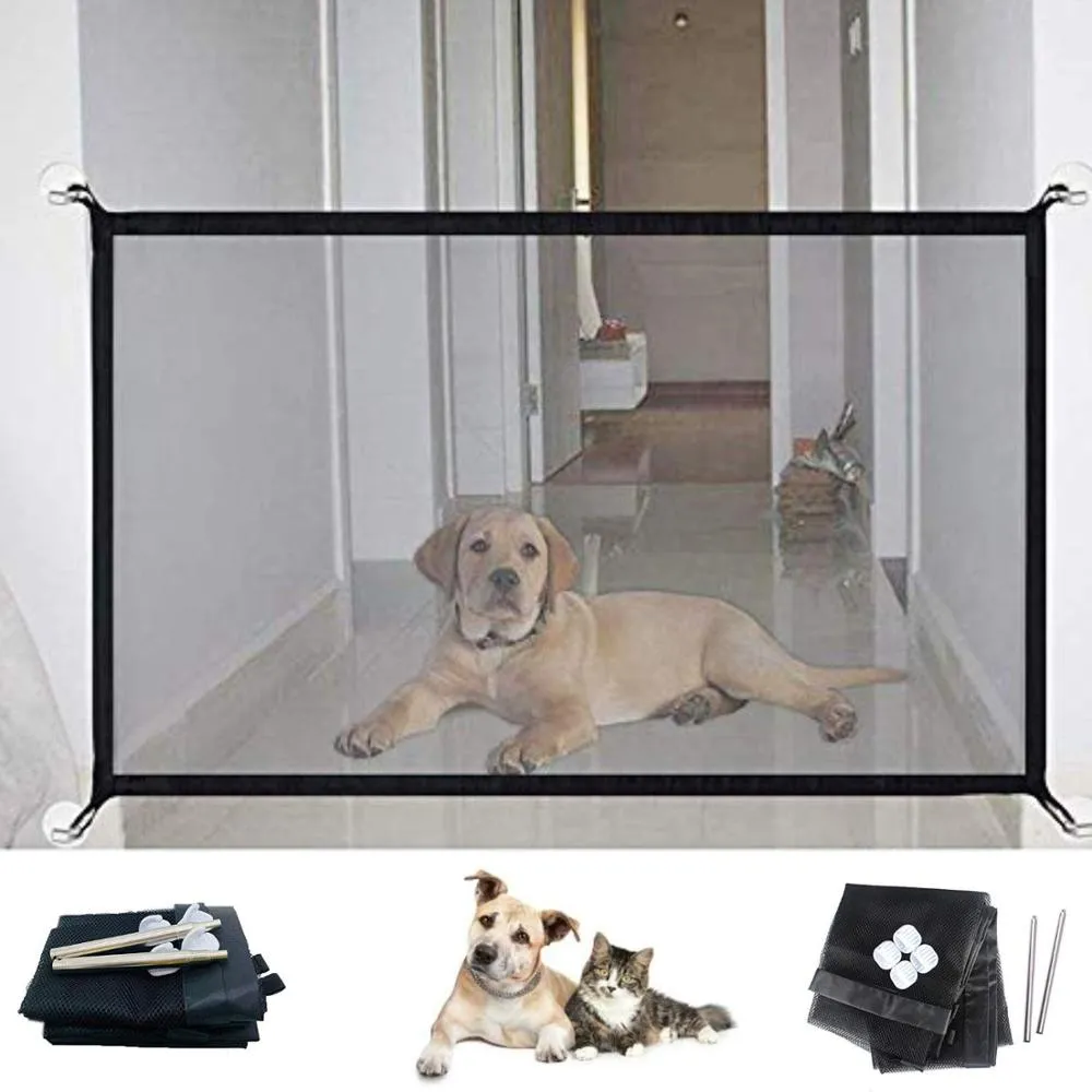 Habibi Pets Mesh Pet Gate - Large