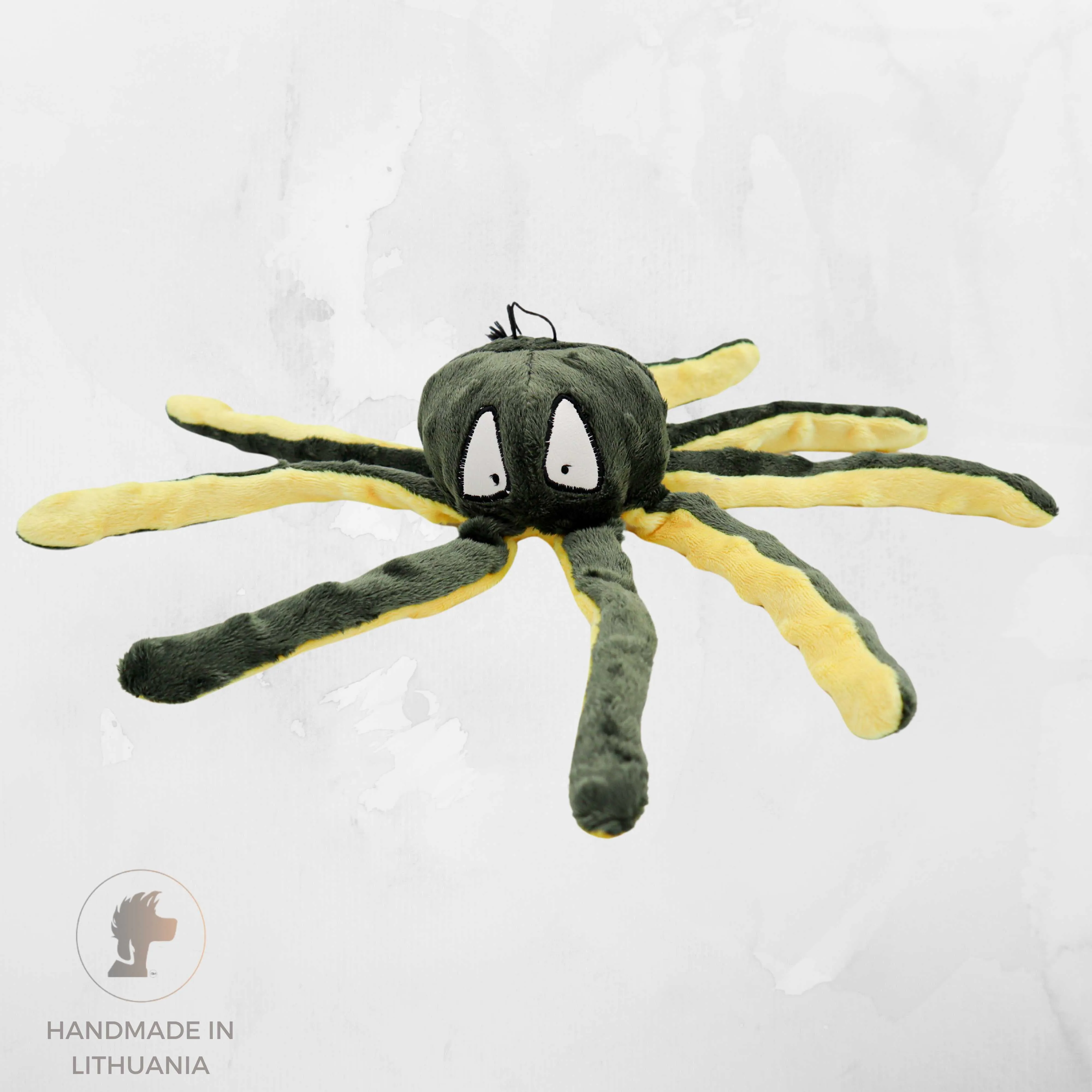 Handmade Dog Toy "Octopus" | With Internal Squeaker and Rustle | Length: 23 cm (9")