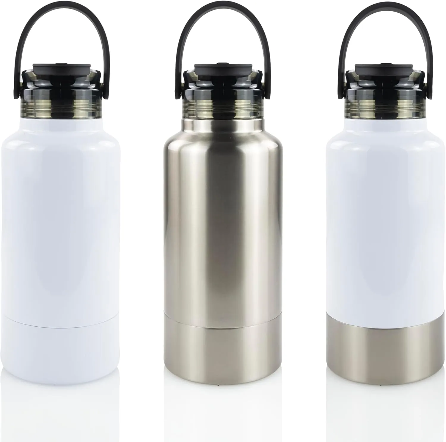 Hogg Hydro Hound, Travel Dog Water Bottle Bowl, Portable Water Bowl for Dog Mom Gifts for Women, 32oz Insulated Bottle Stainless Steel, Sublimation Two-Toned