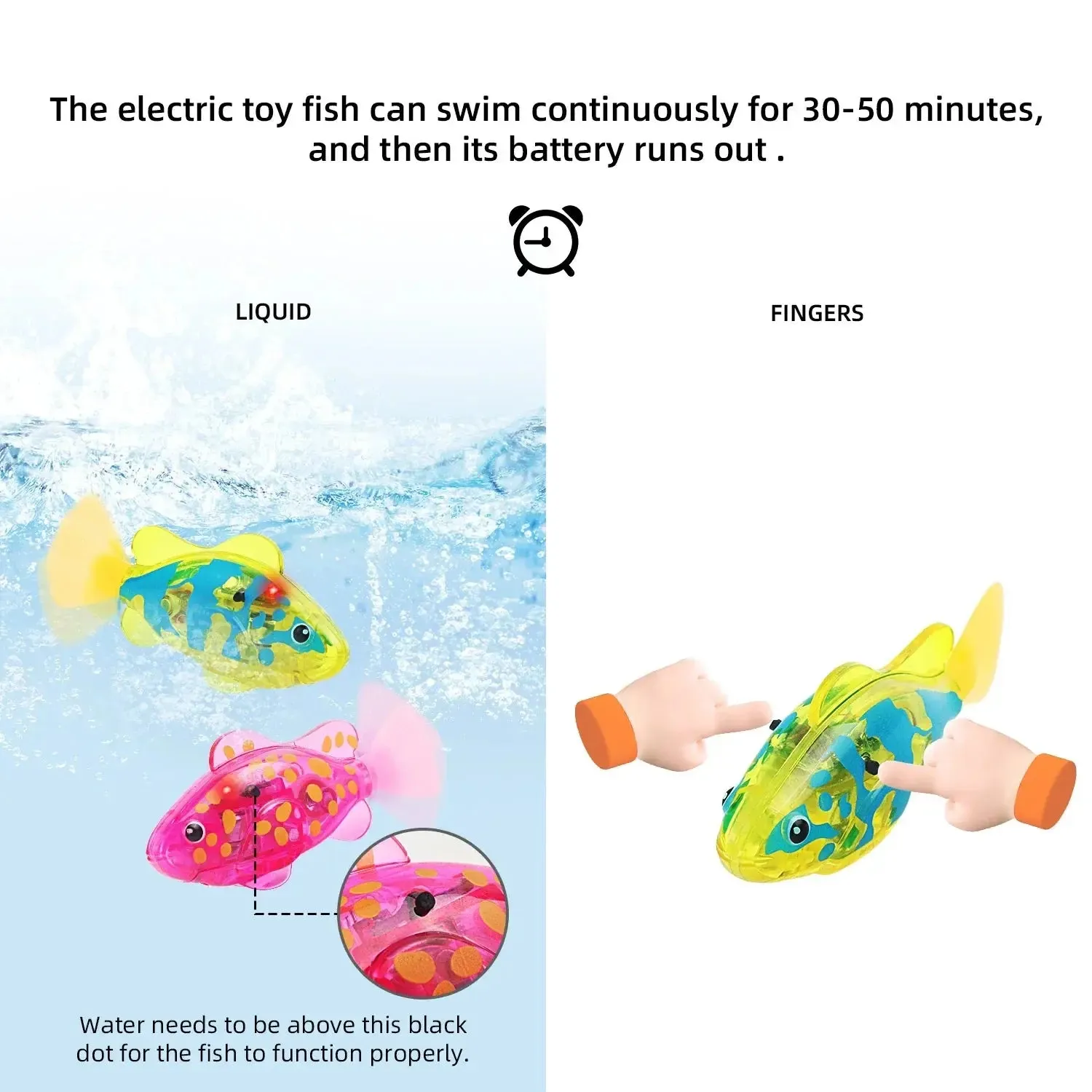 Interactive Robot Fish Toys for Cat/Dog