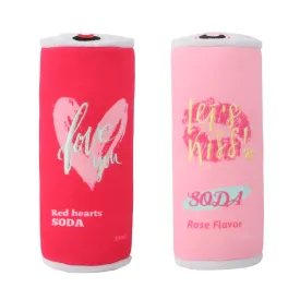 Interactive Squeaky Beer Can Dog Toy