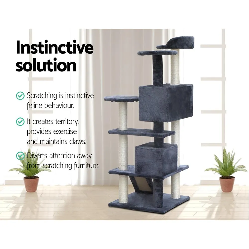 i.Pet Cat Tree 134cm Trees Scratching Post Scratcher Tower Condo House