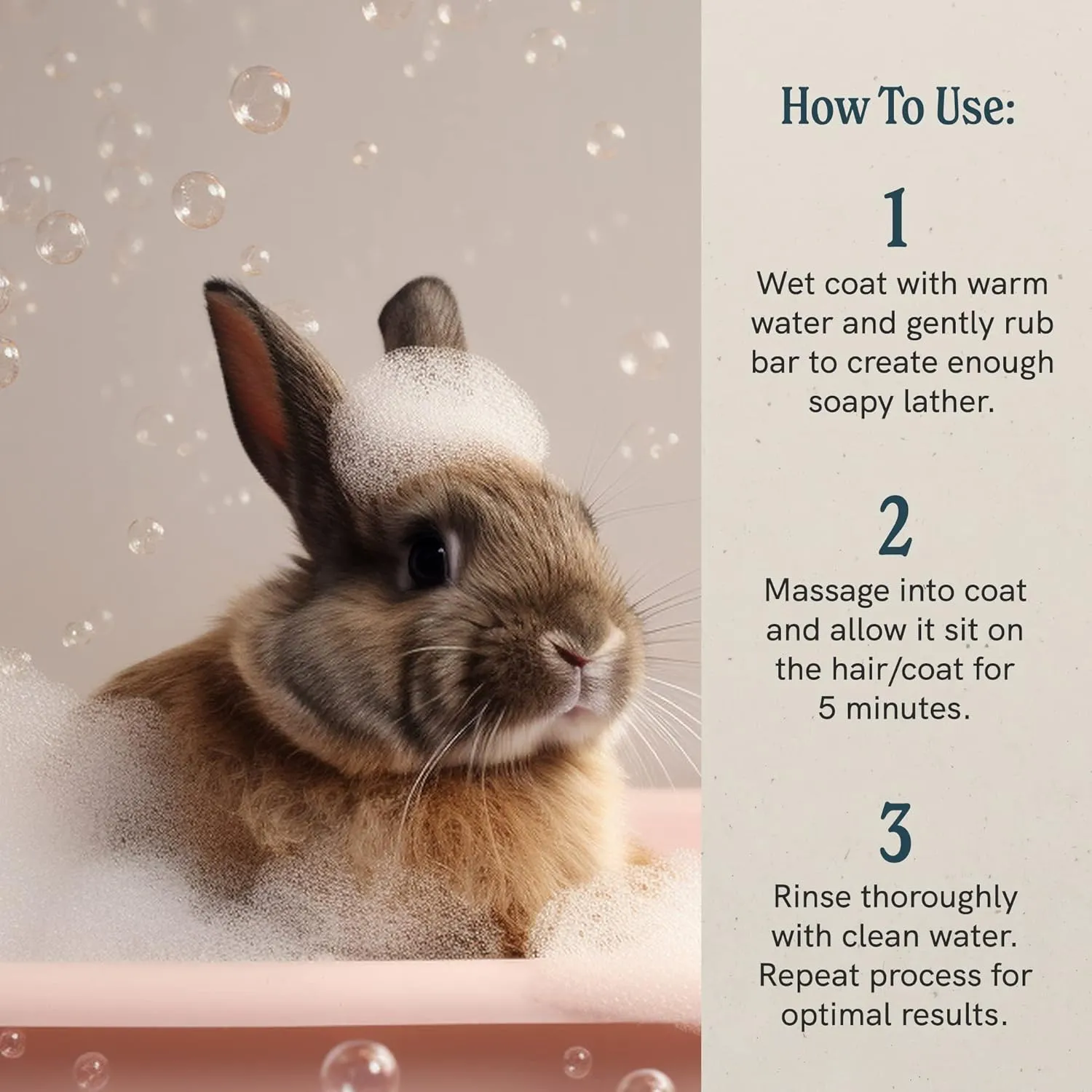JRLIGGETT'S Small Animal Hair Shampoo Bar Great for Sensitive Skin | Relieves Dry, Itchy Skin, Hypoallergenic Formula | Biodegradable100% Detergent-Free, 100% Ecologically Correct, Non-GMO 3.5 oz.