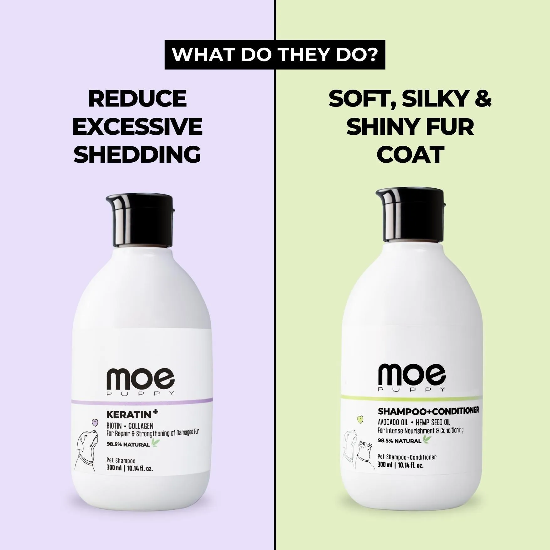 Keratin  & Shampoo   Conditioner Pet Shampoo Combo