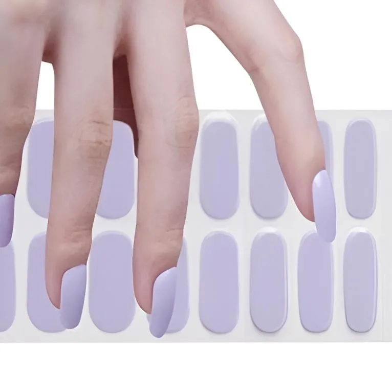 Lavender Whisper | Gel Nail Stickers