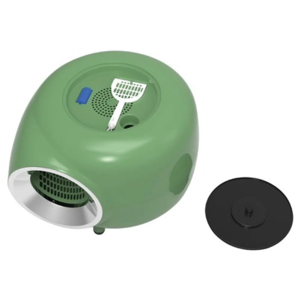 M-Pets Space I Cat Litter Box (Green)