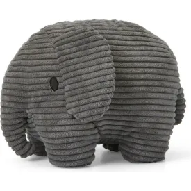 Miffy Elephant Corduroy Grey 9"