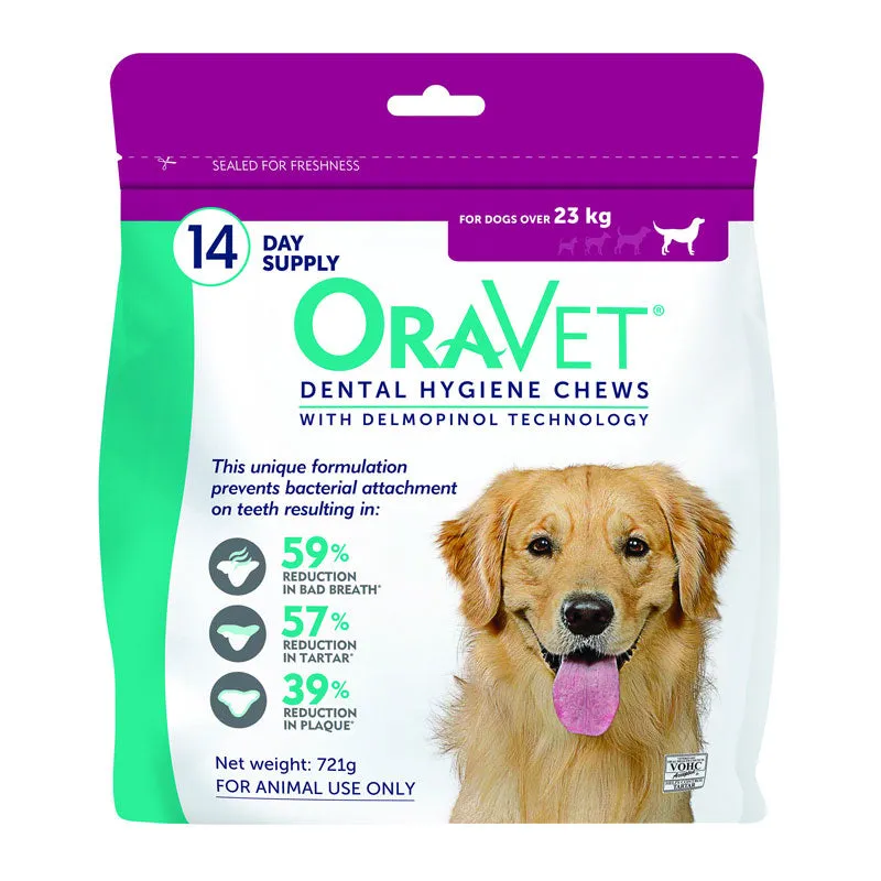 OraVet Dental Hygiene Chews for Dogs 23 kg