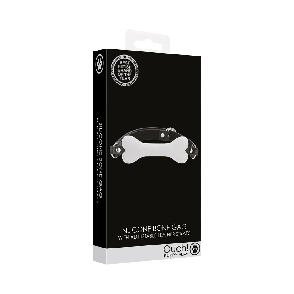 Ouch! Puppy Play Silicone Bone Gag