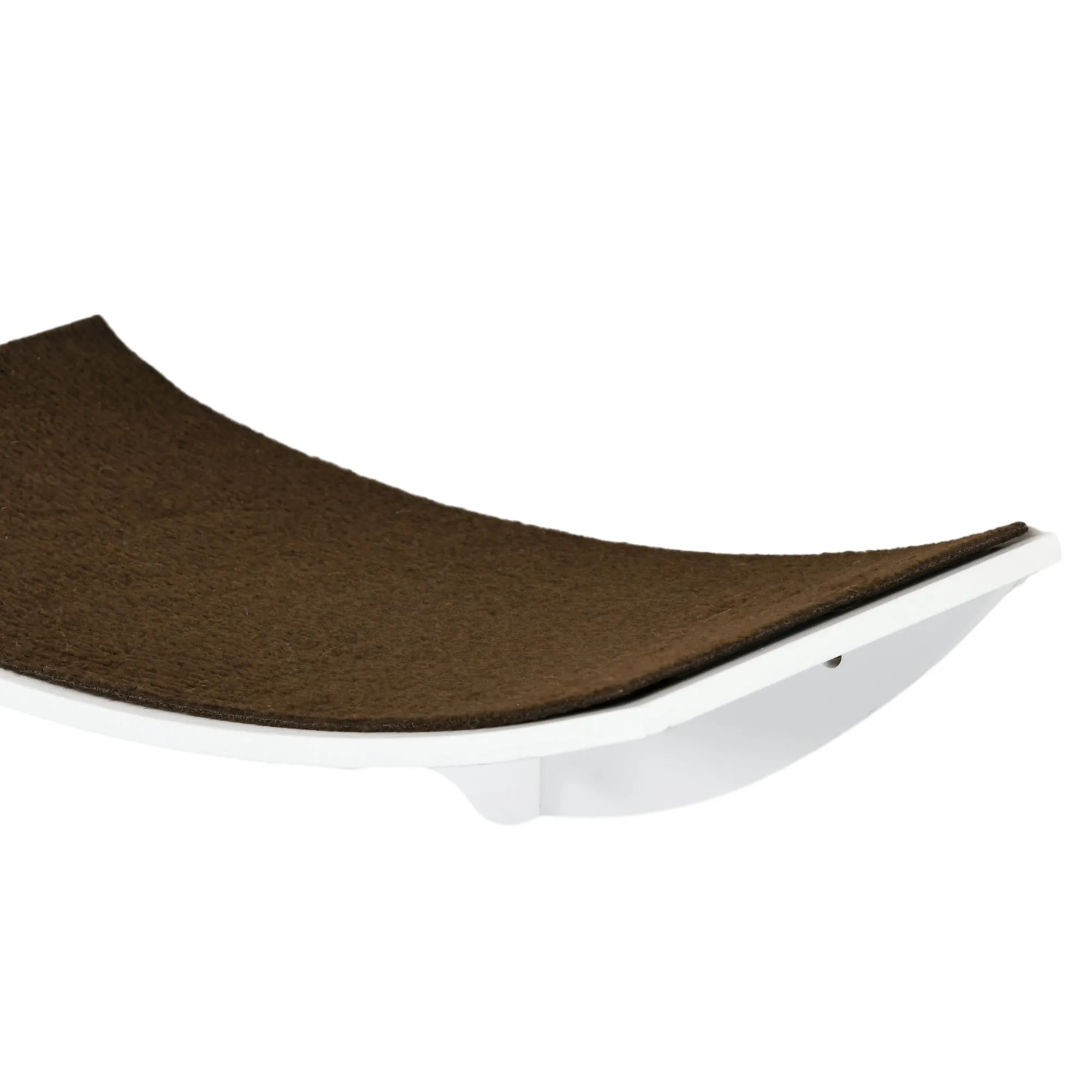 PawHut Cat Wall Furniture w/ Curved Platforms, Scratching Posts - White