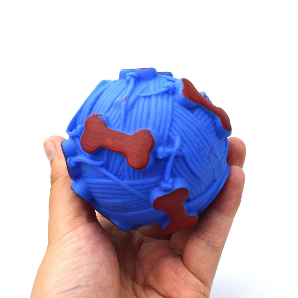 PAWS ASIA AliExpress Best Sale Eco Friendly Vinyl  Feeder Leak Food Ball Dog Treat Toy Pet
