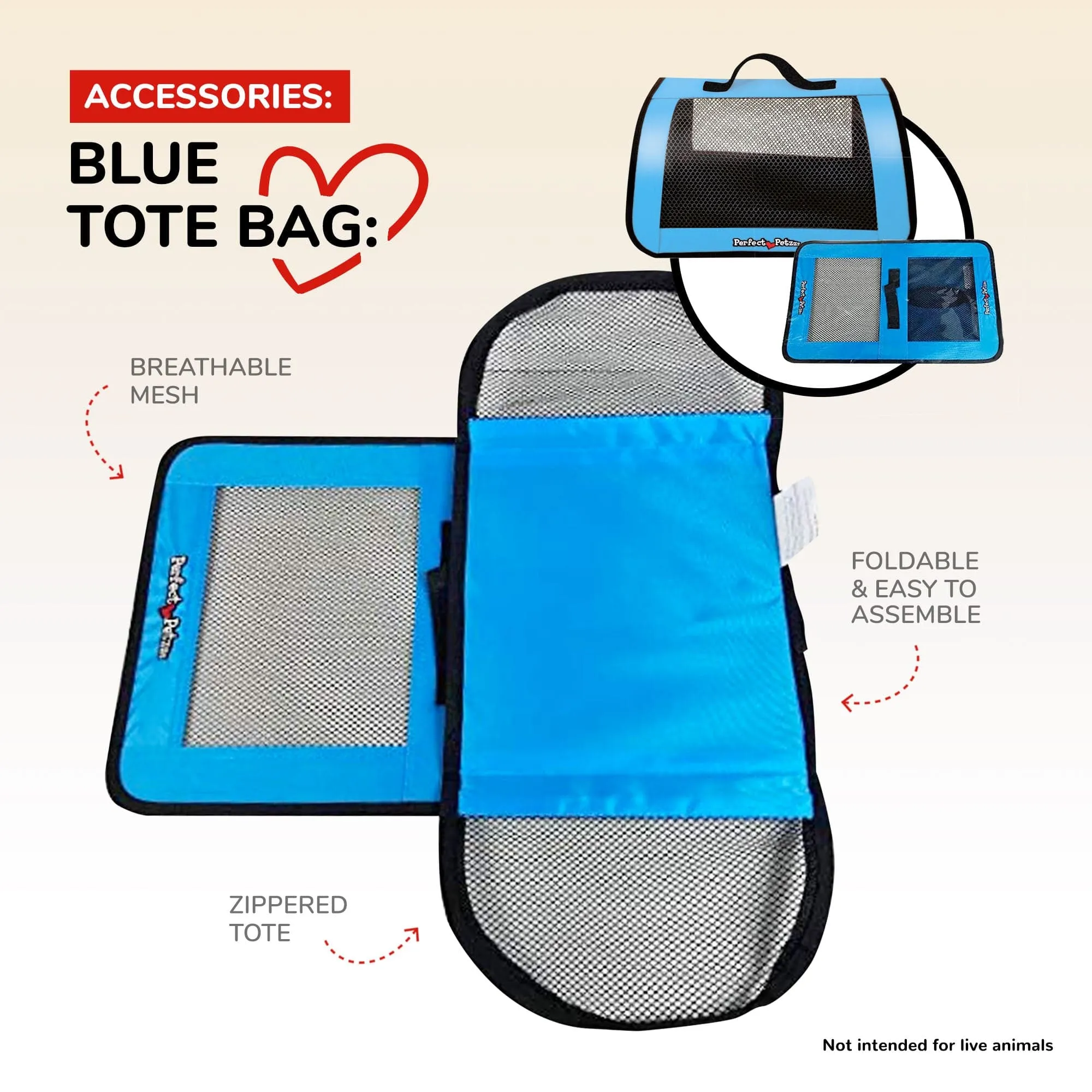 Perfect Petzzz Accessories - Blue Tote