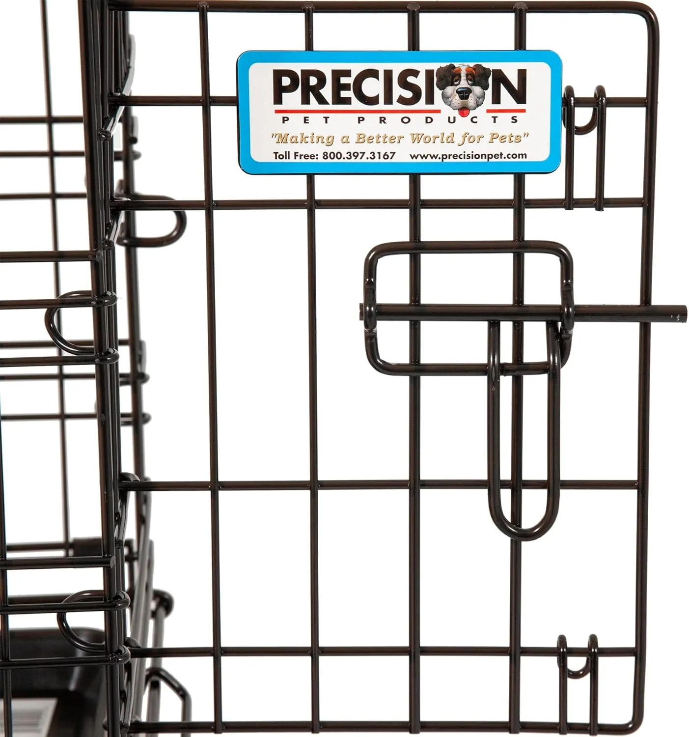 Precision Pet Products One Door Provalue Wire Dog Crate, 19 Inch, For Pets Up To 15 lbs, With 5-Point Locking System