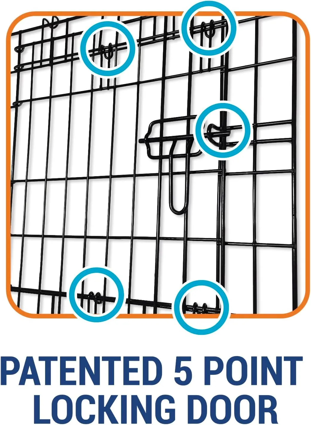 Precision Pet Products One Door Provalue Wire Dog Crate, 19 Inch, For Pets Up To 15 lbs, With 5-Point Locking System