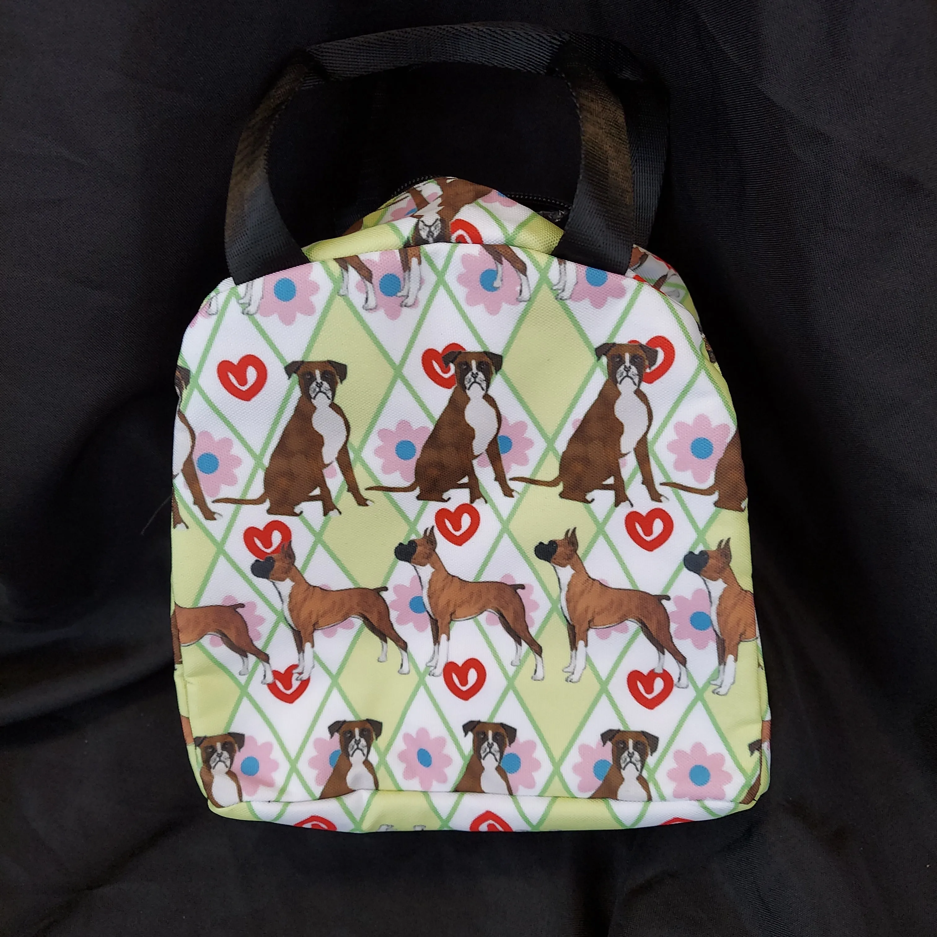 Ringside Boxer Dog Breed Insulated Lunch Cooler Bag Tote