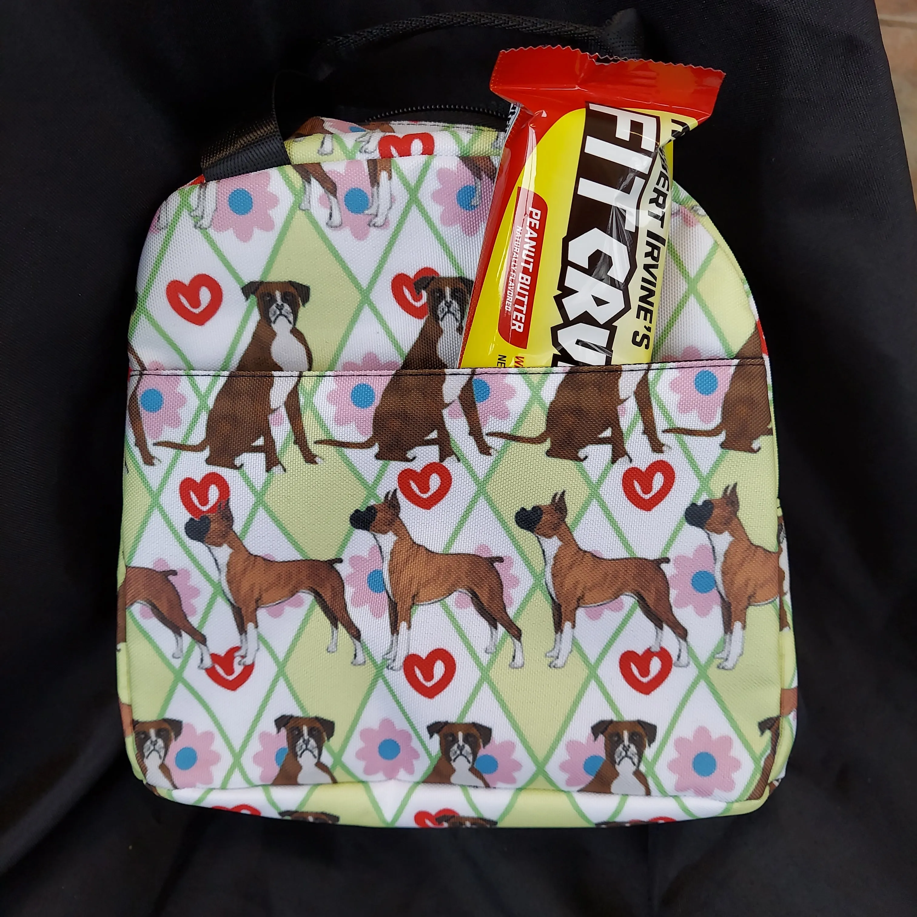 Ringside Boxer Dog Breed Insulated Lunch Cooler Bag Tote