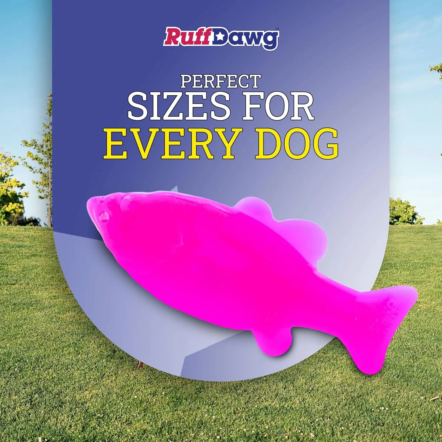 Ruff Dawg Flying Minnow Dog Toy