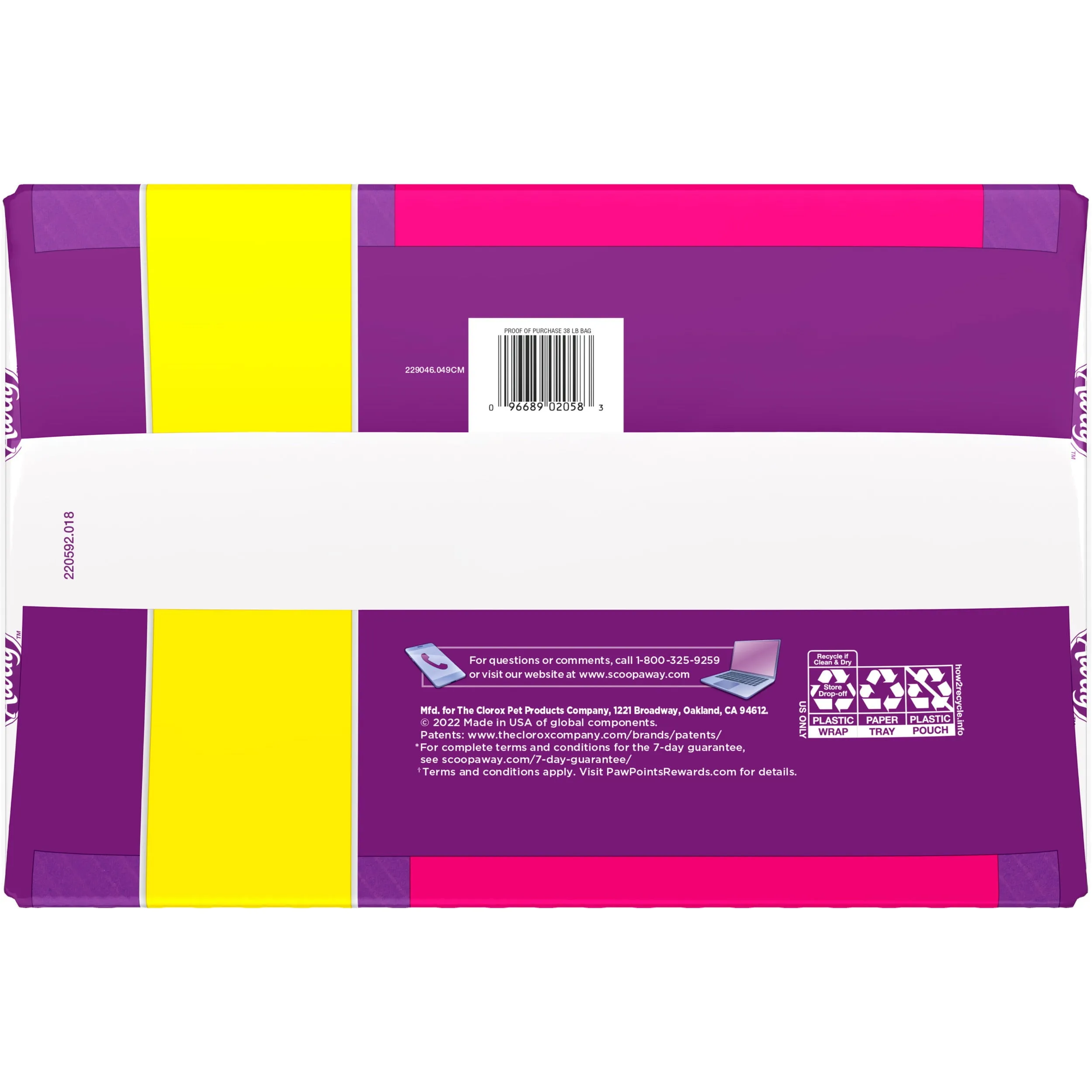 Scoop Away Extra Strength Multi-Cat Scented Litter, Clumping Cat Litter, 38 lb