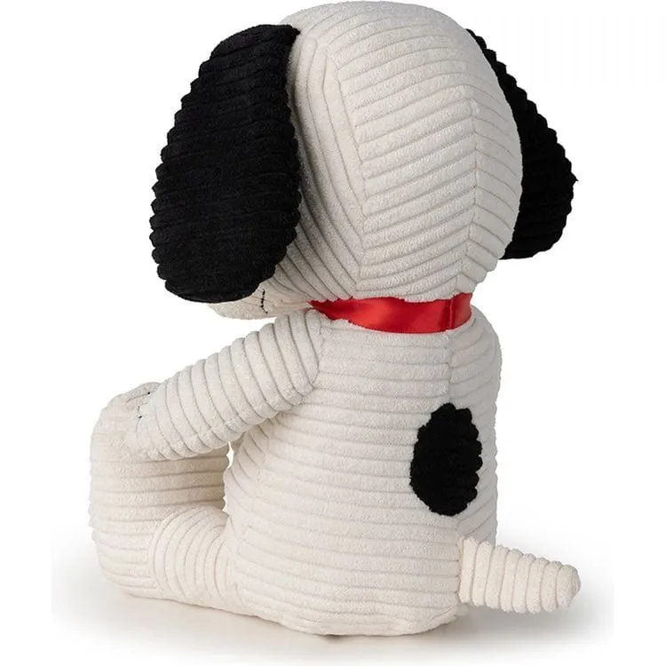 Snoopy Sitting Corduroy Cream in Gift Box 11"