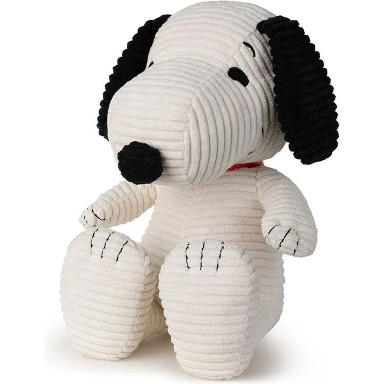 Snoopy Sitting Corduroy Cream in Gift Box 11"