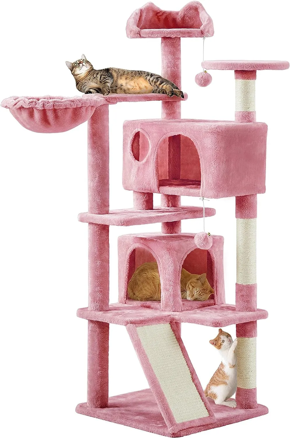 Stable Multi-Level Cat Tree: Sisal Scratching Posts