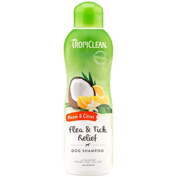 TropiClean Neem & Citrus Dog Shampoo, 20-oz