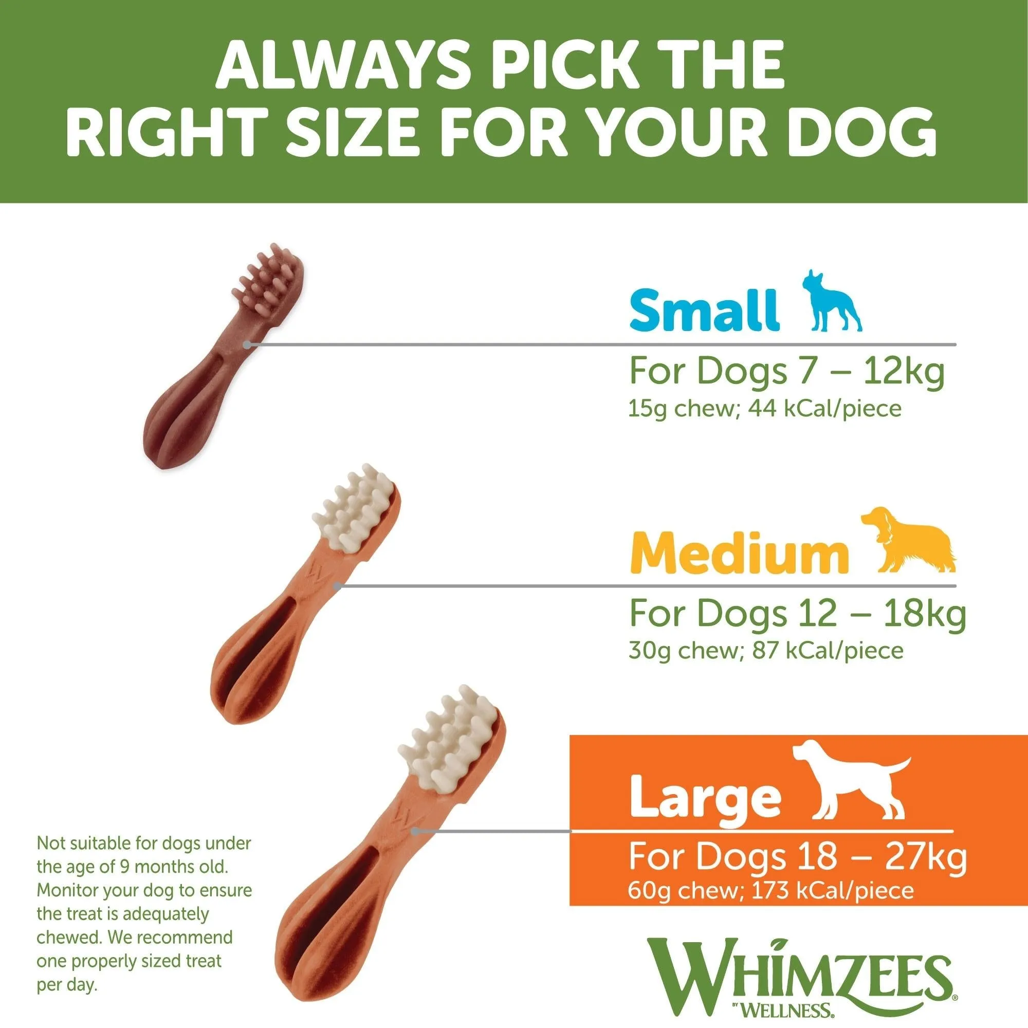 Whimzees Dog Dental Treats Variety Value Box Large 14 Pack